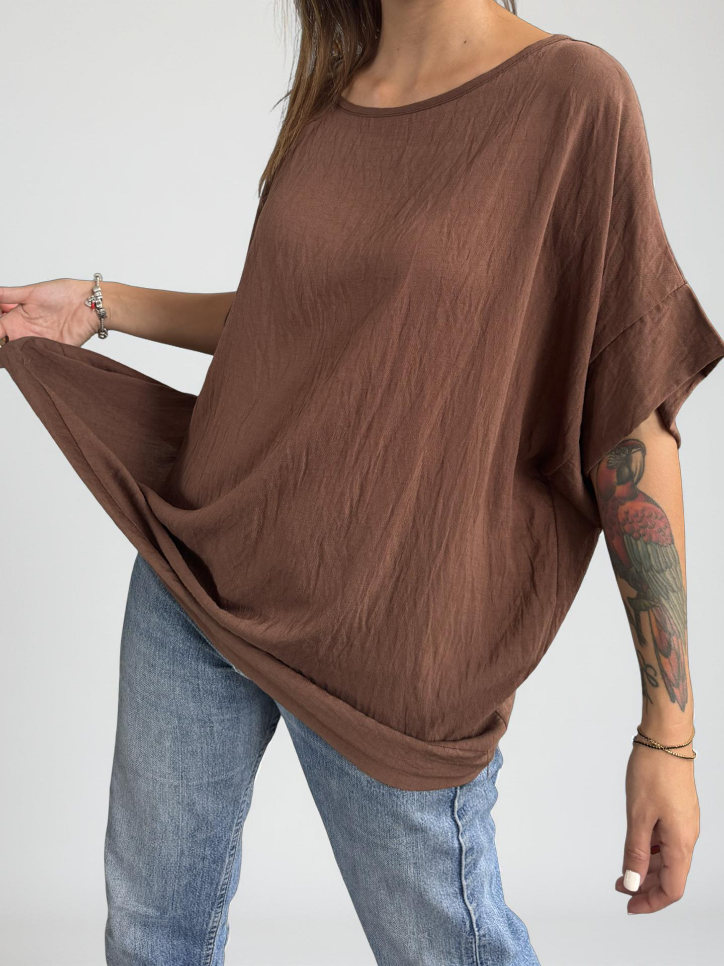 MAGLIA VISCOSA TAGLIO OVER
