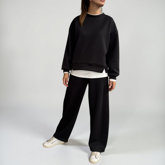 TUTA OVER COTONE E VISCOSA