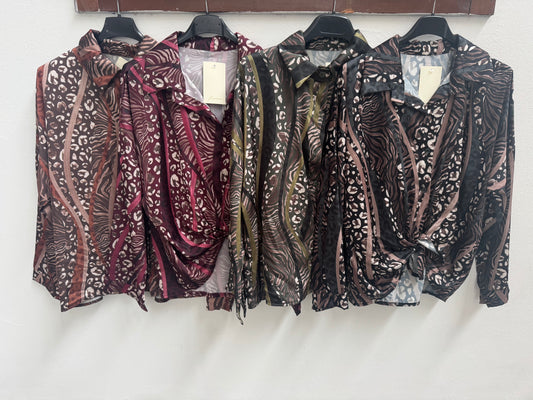 Nuova Camicetta in Viscosa – Animalier Colorata!